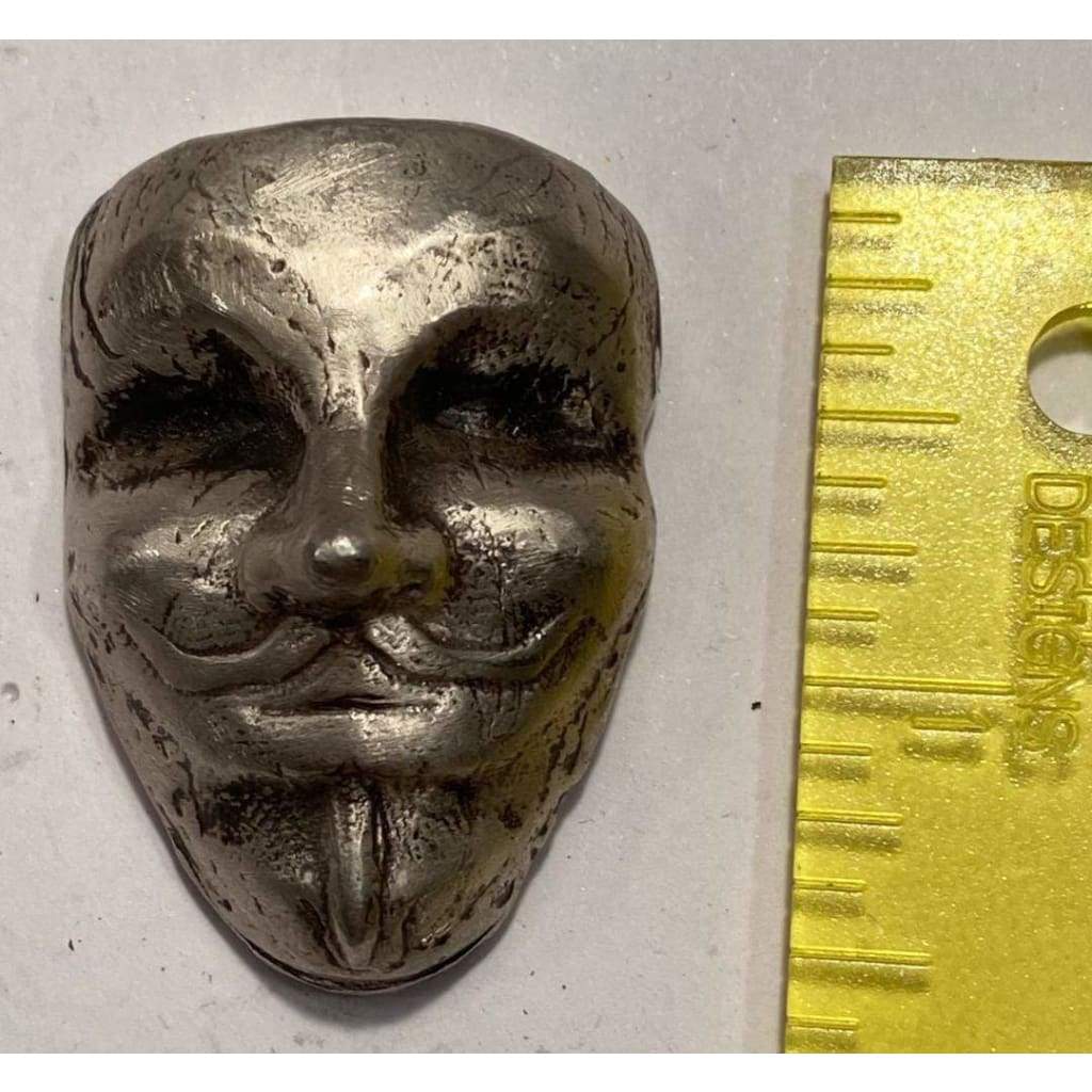 forælder acceptere erklære 2.5 Oz MK BarZ "Anonymous Mask" Hand Poured .999 FS – MK BARZ AND BULLION