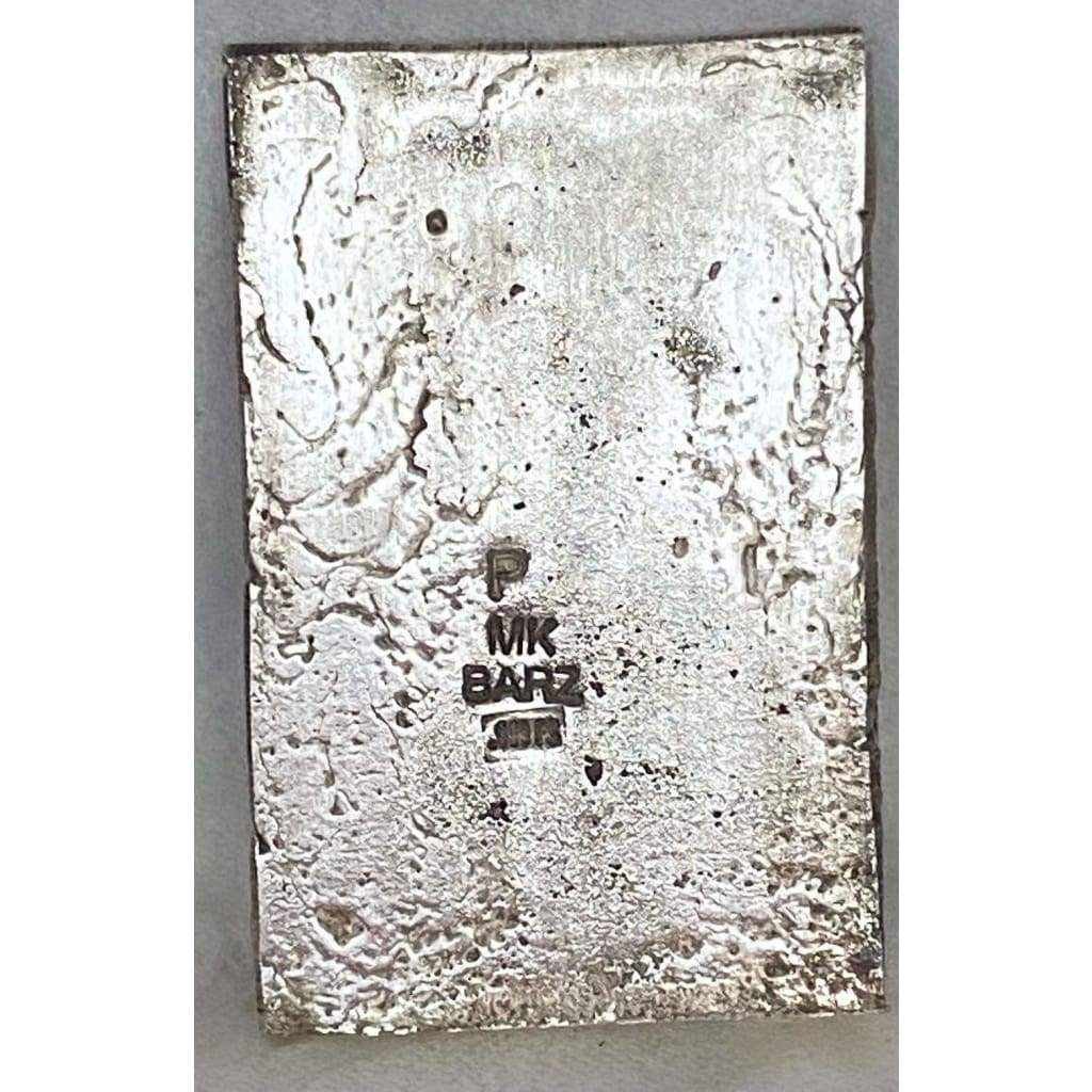 @2.78 Oz MK BarZ Beautiful People/Problems 2D Framed Sand Cast Picture.999 FS by Heber