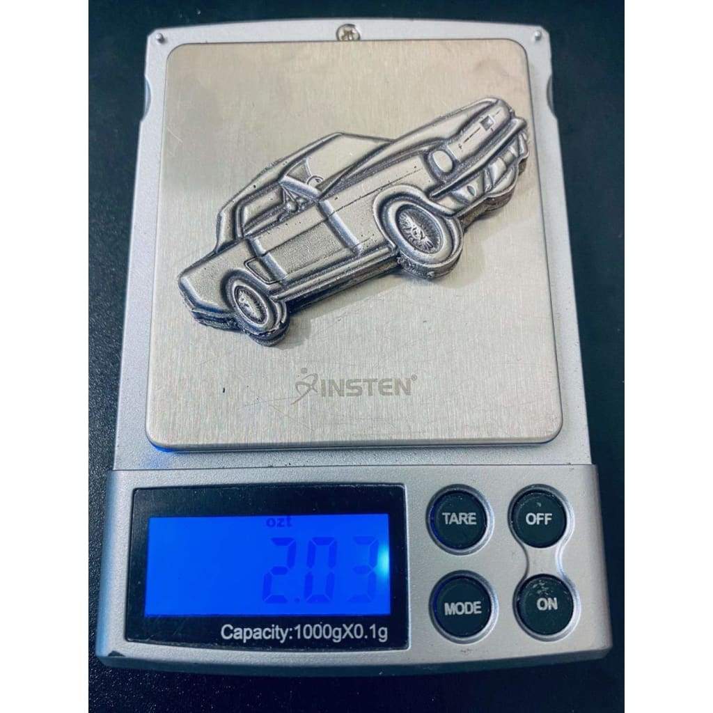 2 Troy Oz MK BarZ Classic Car 2D Sand Cast Relief.999 FS