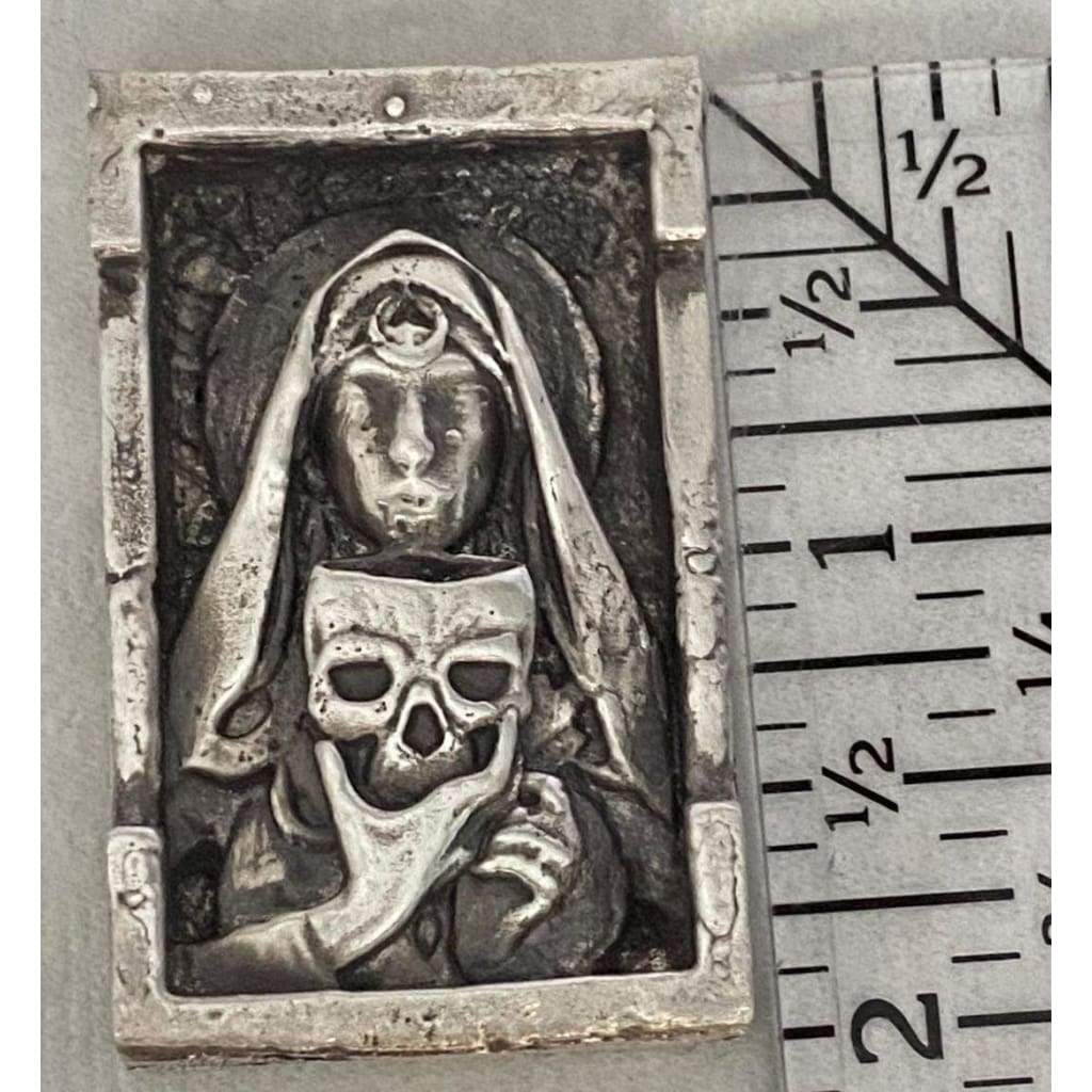 @3.04 Oz MK BarZ Deadly Nighshade 2D Framed Sand Cast Picture.999 FS by Heber