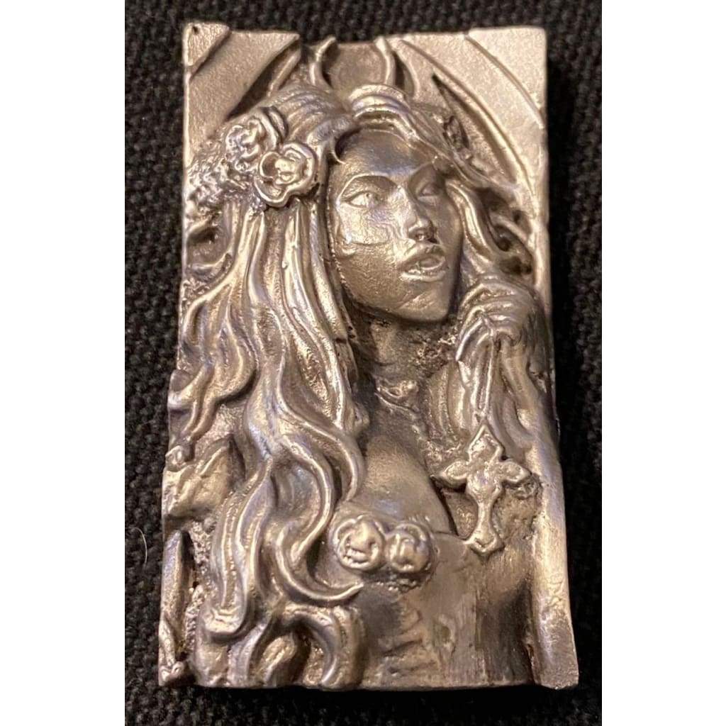 @3.2Oz MK BarZ Vampire.999 FS Sand Cast Relief Art Work by Anna Marine