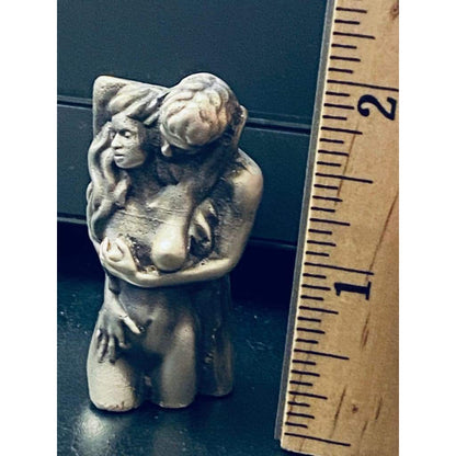 @3.4 Troy Oz. MK BarZ Sexy Couple3D Statue.999 Fine Silver