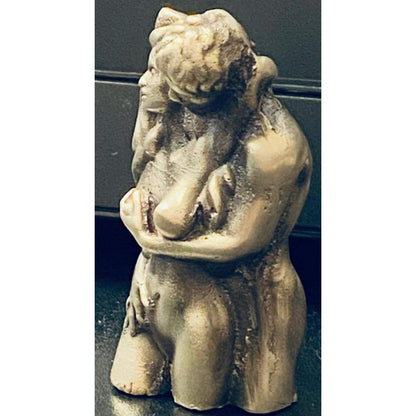 @3.4 Troy Oz. MK BarZ Sexy Couple3D Statue.999 Fine Silver