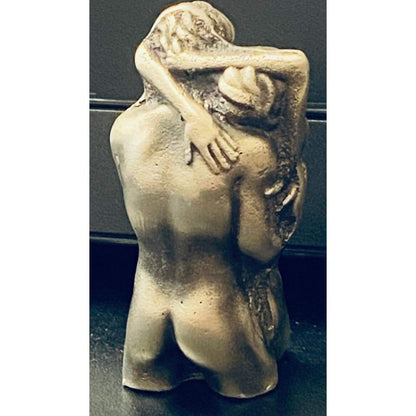 @3.4 Troy Oz. MK BarZ Sexy Couple3D Statue.999 Fine Silver