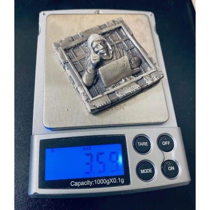 @3.5 Oz MK BarZ Anonymous is Watching 2D Sand Cast Framed Relief.999 FS
