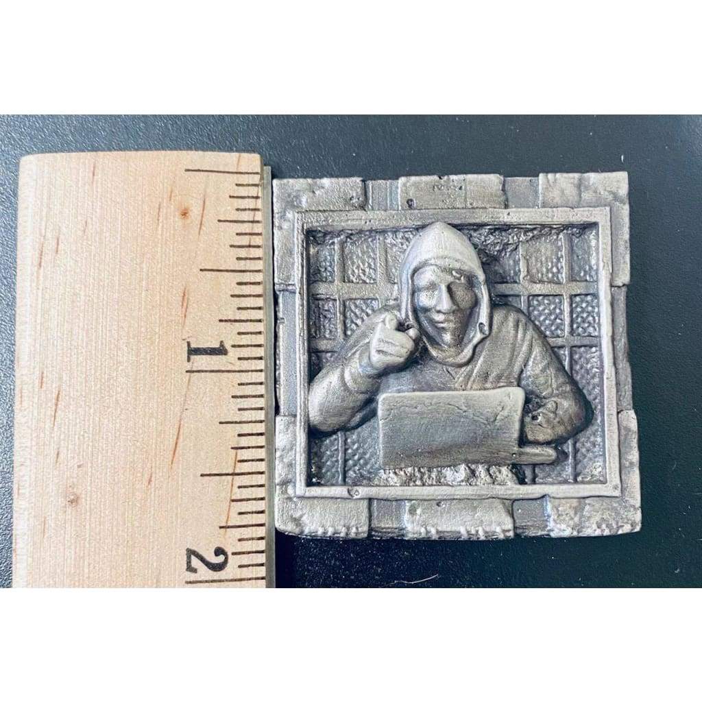 @3.5 Oz MK BarZ Anonymous is Watching 2D Sand Cast Framed Relief.999 FS