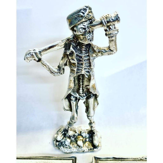@ 3.5 Ozt MK BarZ "Drunken Pirate" statue .999 fine silver - MK BARZ AND BULLION