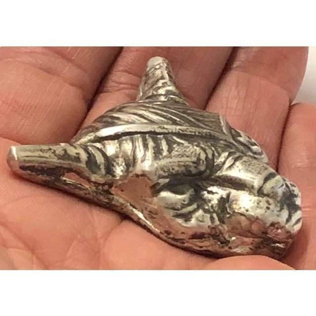 3 oz MK BarZ Pirate Kitty Hand Poured Relief.999 Fine Silver