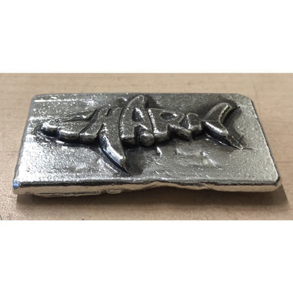 3 Troy Oz. MK BarZ Shark Bar Hand Poured.999 Fine Silver