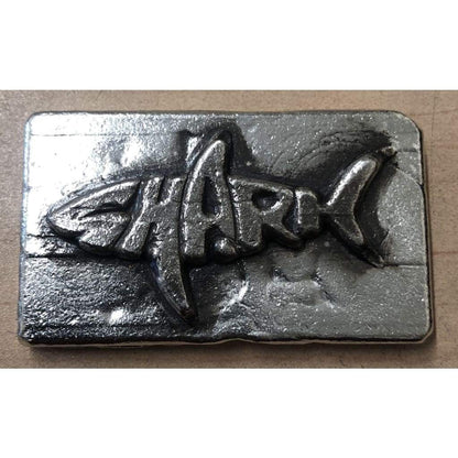 3 Troy Oz. MK BarZ Shark Bar Hand Poured.999 Fine Silver