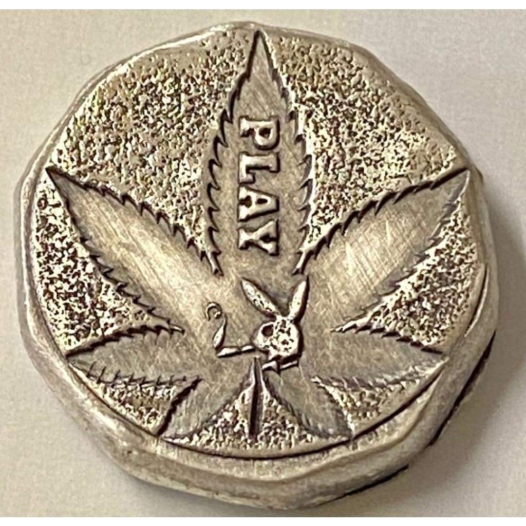 .5 Ozt MK BarZ "Reefer Play"-Fractional Round Stamped .999 Fine Silver - MK BARZ AND BULLION