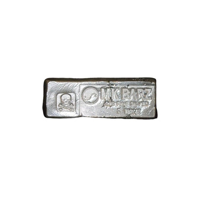 5 Troy Oz. MK BarZ Kit Kat Bar Stamped.999 Fine Silver