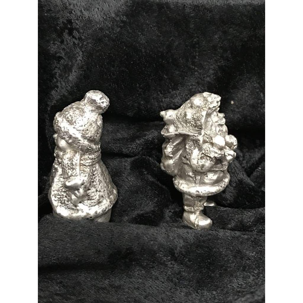 7.5 Troy Oz.999 Fine Silver “Big Snowman” 3D Sand Cast