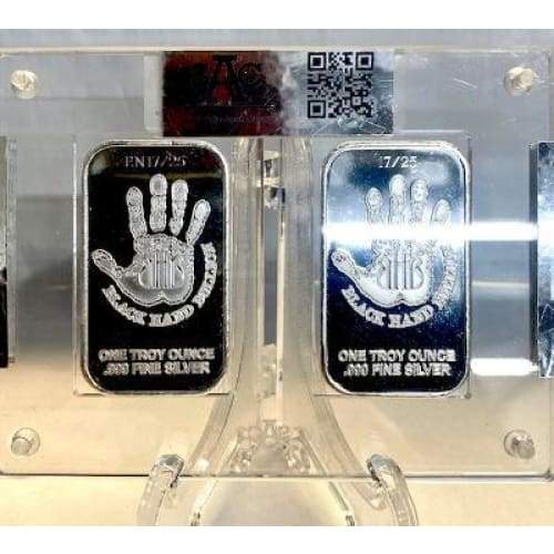 SAC art bar holder double art bar vertical display - MK BARZ AND BULLION